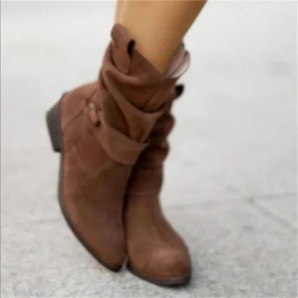 Krohn-e | Lässige Stiefel mit Niedrigem Absatz