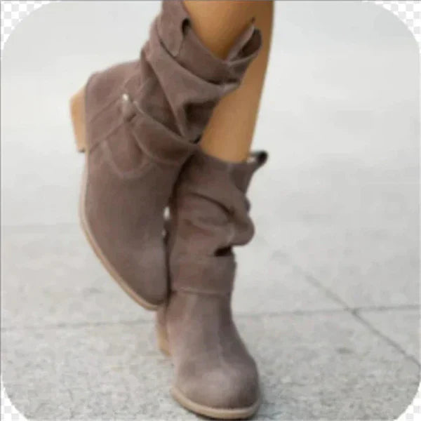 Krohn-e | Lässige Stiefel mit Niedrigem Absatz