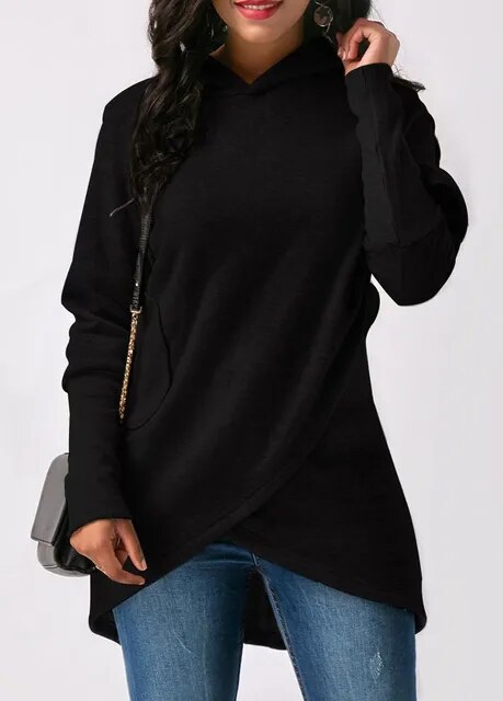 Krohn-e | Eleganter Pullover mit asymmetrischem Schnitt