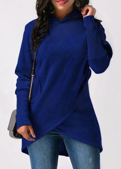 Krohn-e | Eleganter Pullover mit asymmetrischem Schnitt