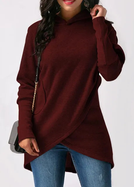 Krohn-e | Eleganter Pullover mit asymmetrischem Schnitt