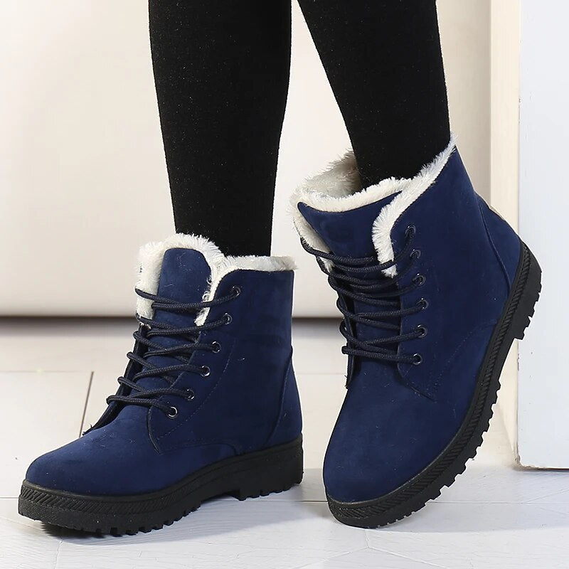 Krohn-e | Damen Winter Schnee Kurz Stiefeletten