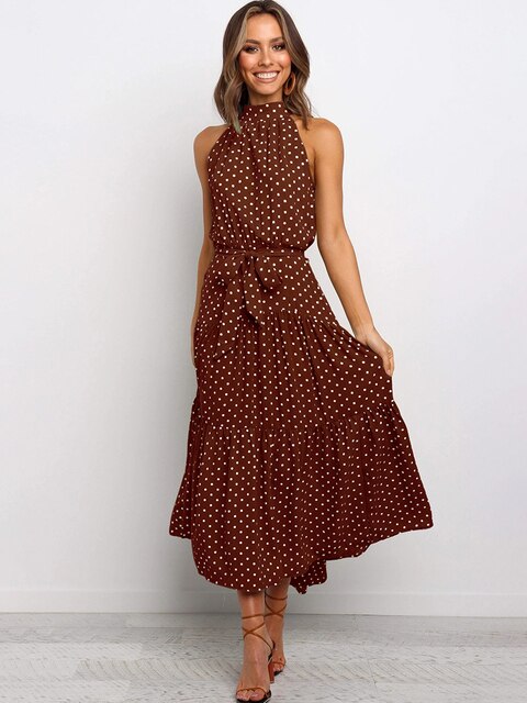 Polka Dot Kleid Franziska