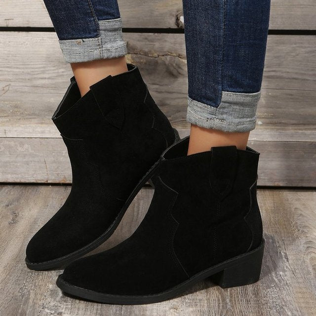 ABEGAIL Retro Ankle Boots