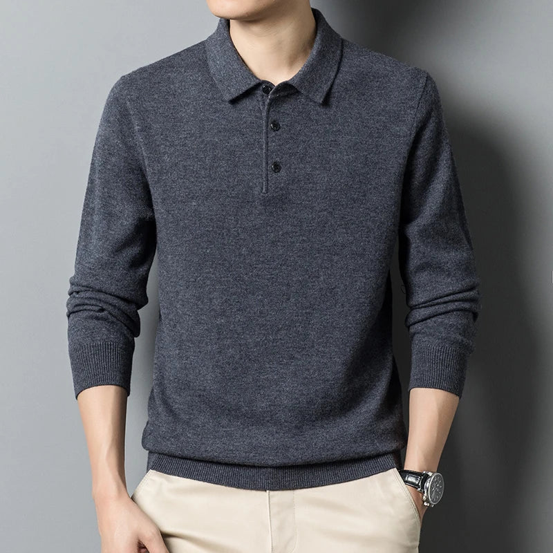 Hochwertiger Herren-Polopullover