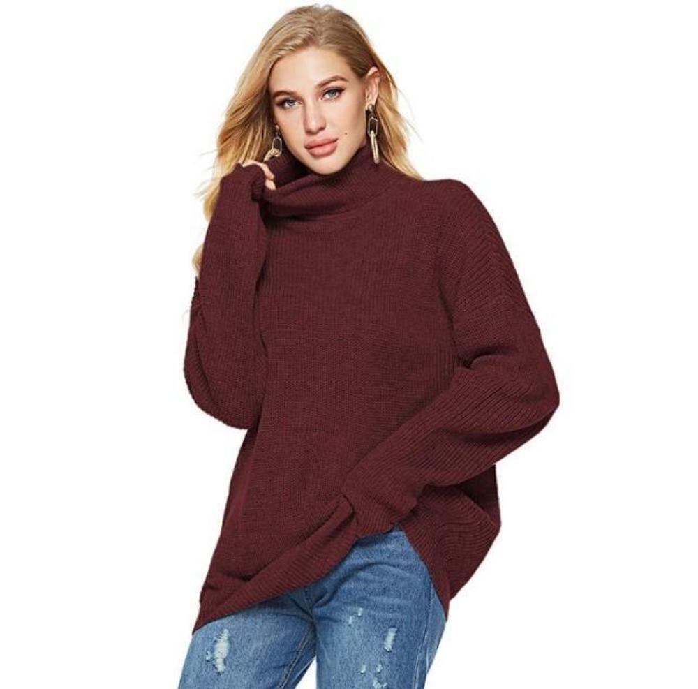 Krohn-e | Rollkragenpullover Weicher Strick Lässiger Komfort