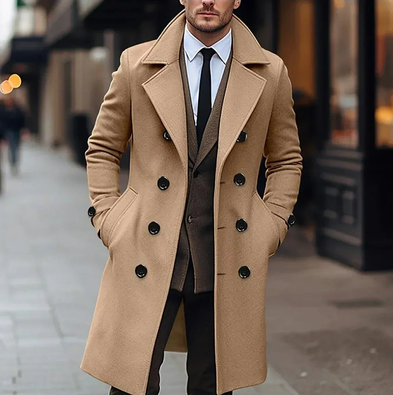 Krohn-e | Elegante Wollherrenjacke für frische Tage