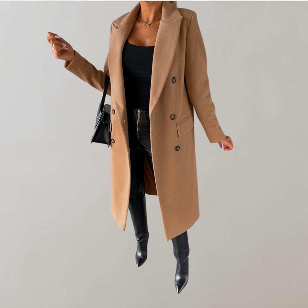 Krohn-e | Stilvoller langer Wintermantel für Damen
