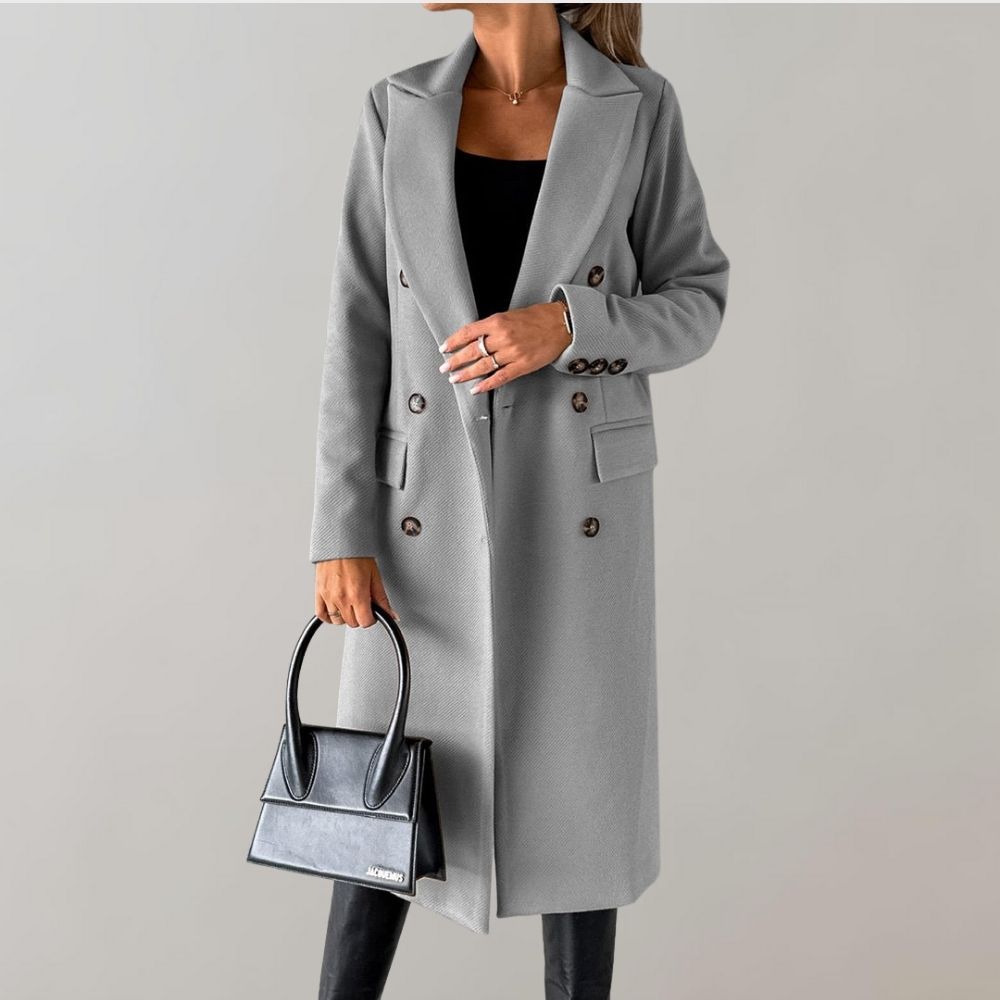 Krohn-e | Stilvoller langer Wintermantel für Damen