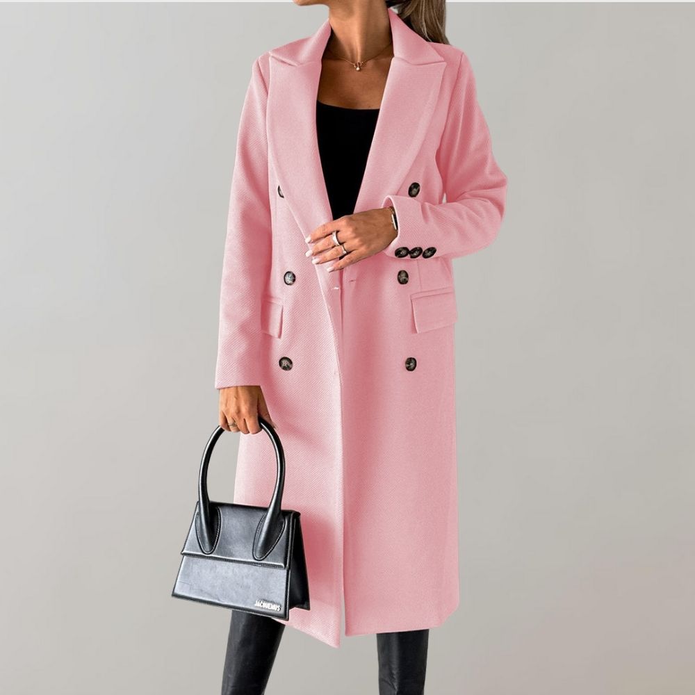 Krohn-e | Stilvoller langer Wintermantel für Damen