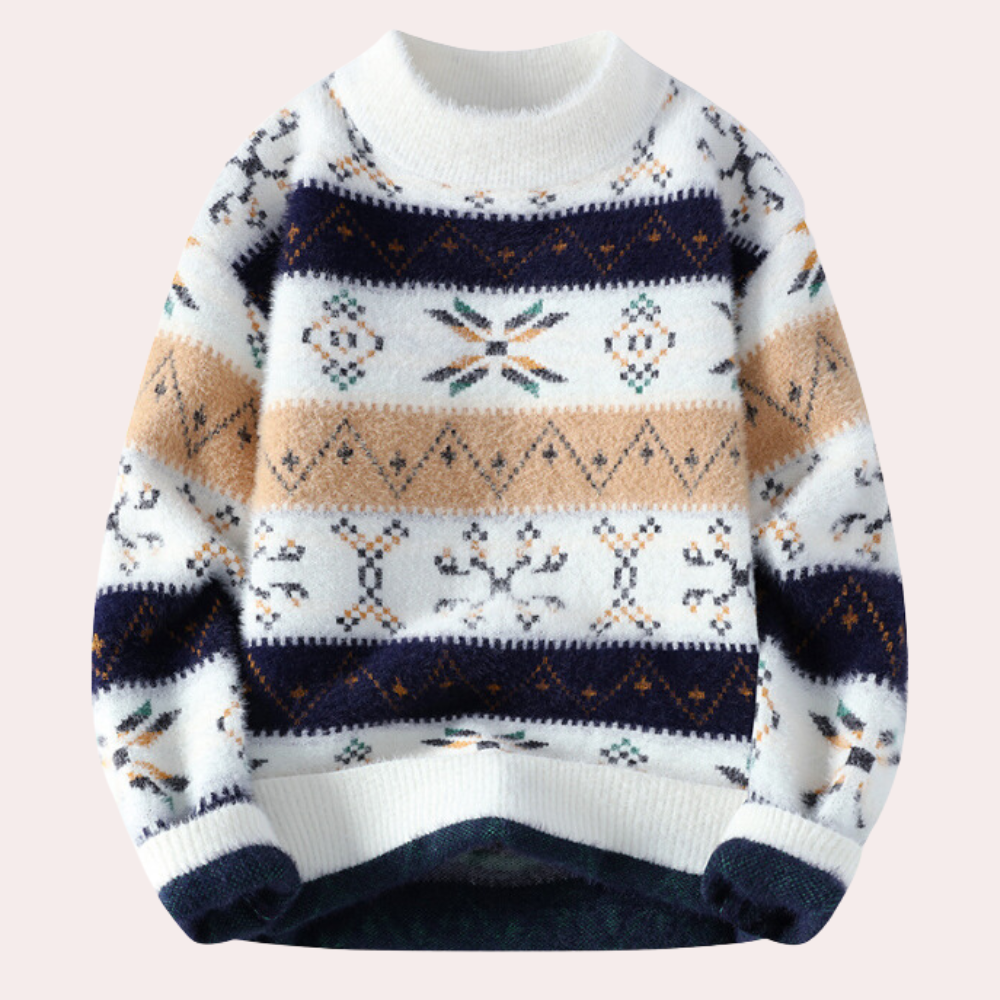 Hochwertiger Baumwollpullover für Herren in elegantem Design