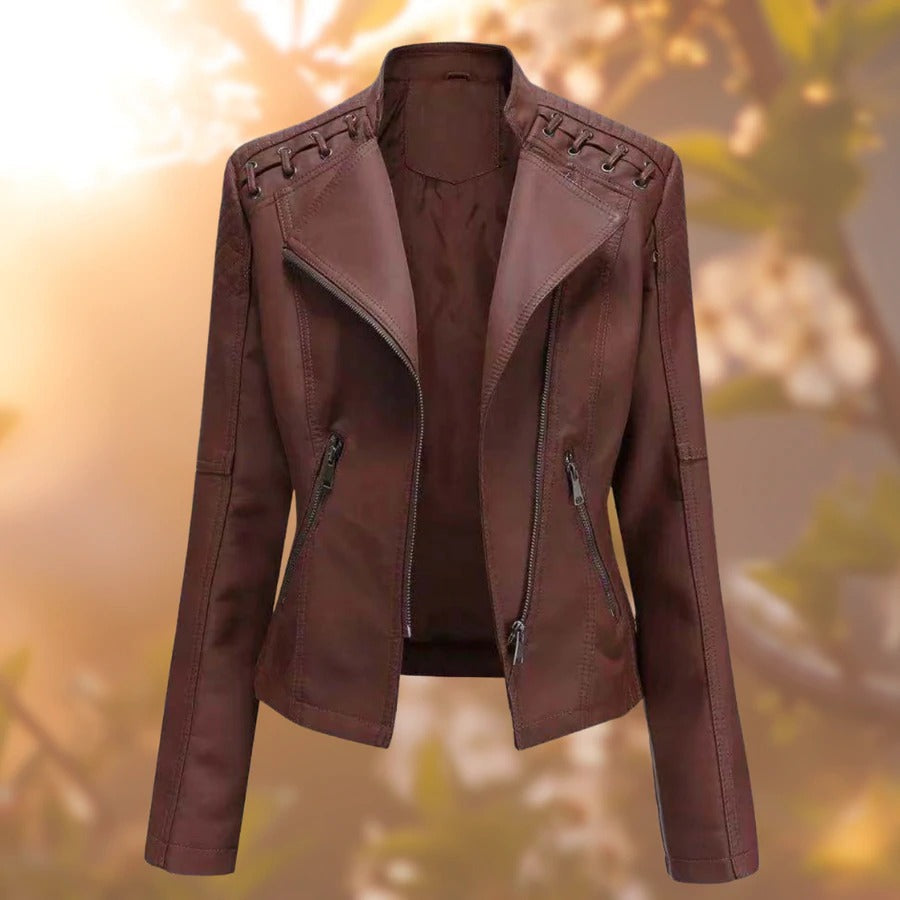 Krohn-e | Stylische und Zeitlose Damenlederjacke