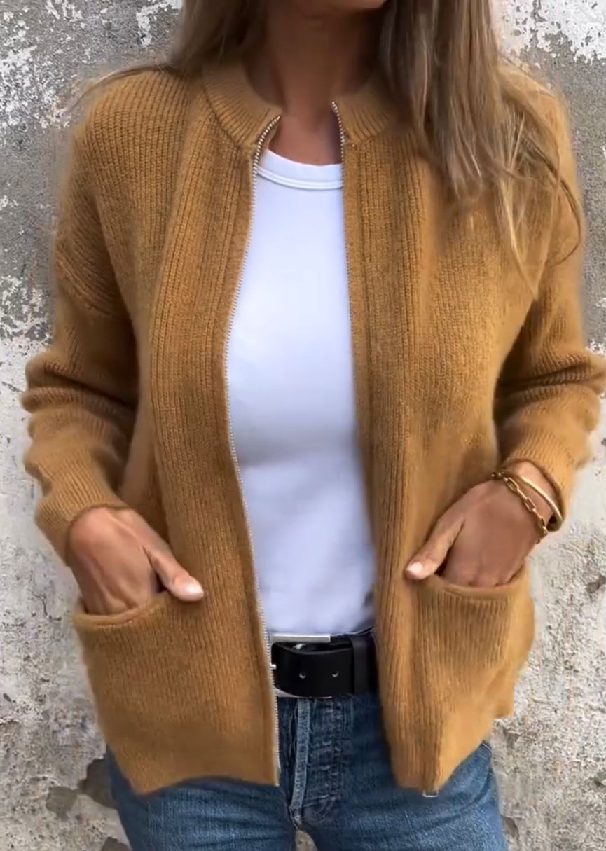 Krohn-e | Bequemes Damen Sweatshirt mit Taschen