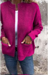 Krohn-e | Bequemes Damen Sweatshirt mit Taschen