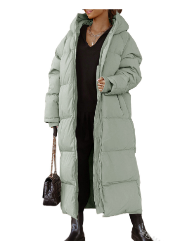 Krohn-e | Stilvoller langer Damen Daunenjacke