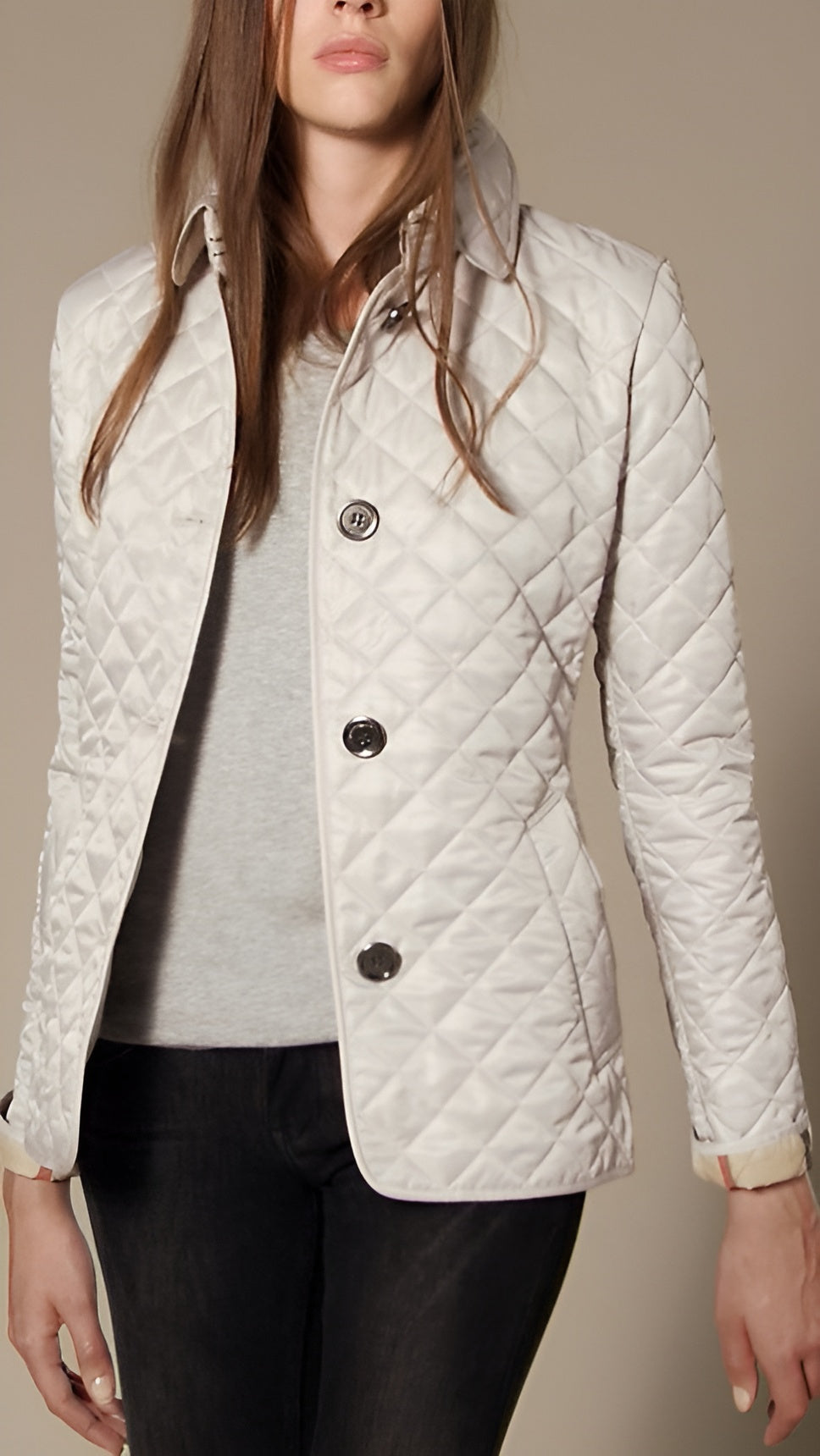 Leichte, elegante Seiden-Baumwolljacke von Bristelle