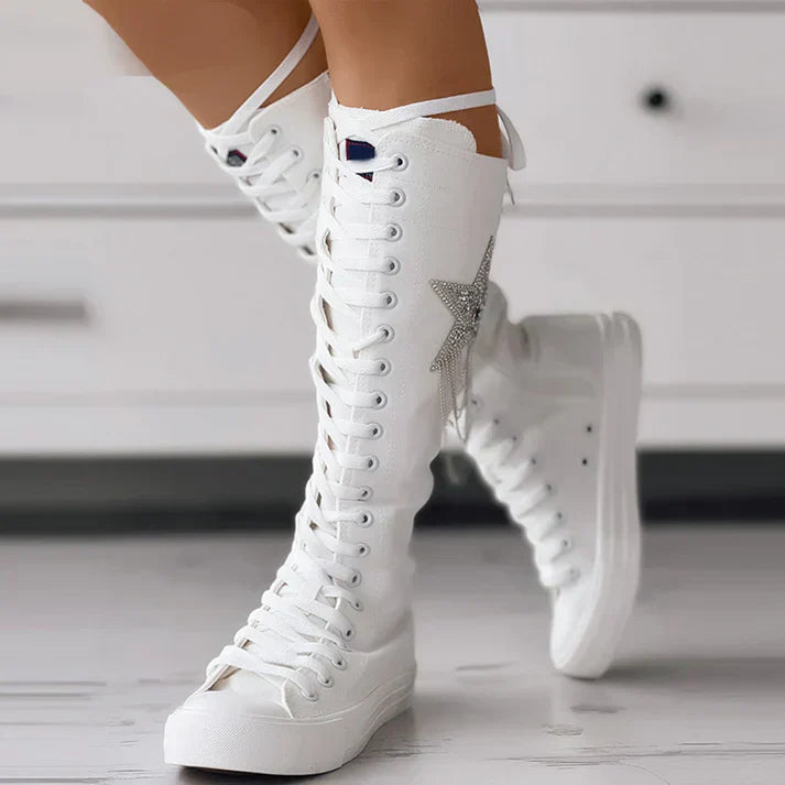Krohn-e | Schnürstiefel mit Quasten