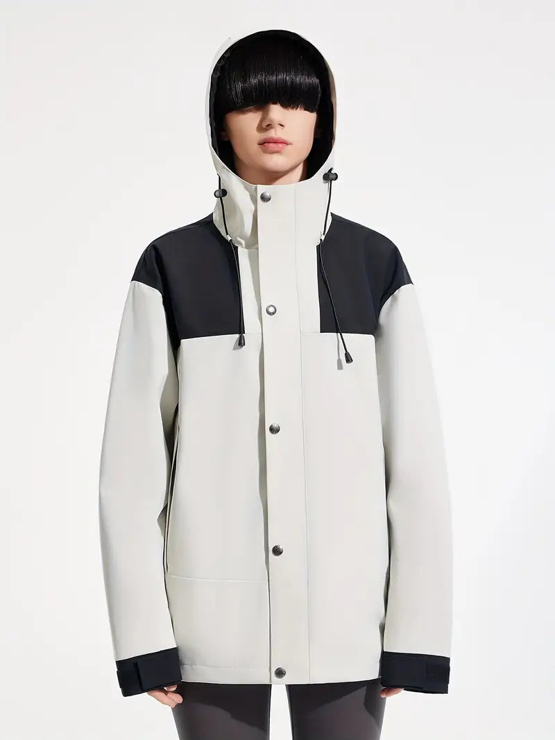 Keyvyn Damen Jacke: Plus Size, farbig, lässig, wind- und wasserdicht