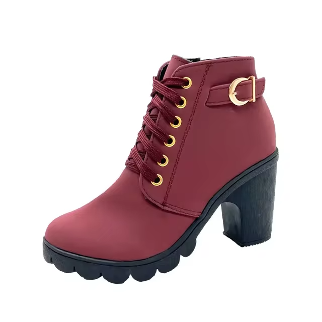 Emma® | High-Heeled Lace-Up Ankle Boots