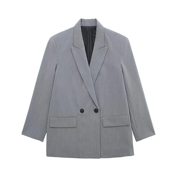 Krohn-e | Eleganter Blazer mit Langen Ärmeln und Strukturiertem Design