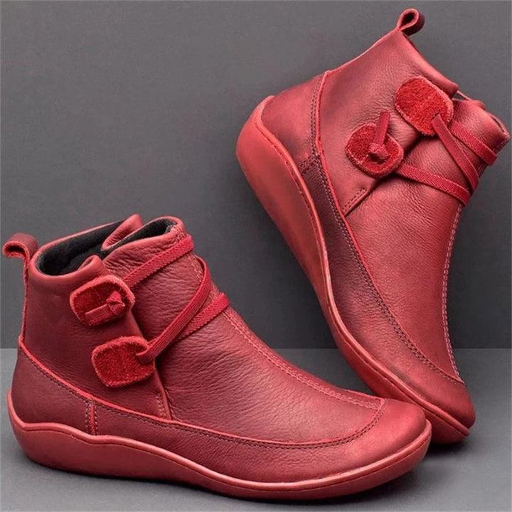 Krohn-e | und Warme Damenstiefel Aus Leder
