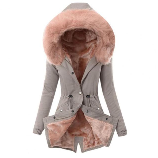 Krohn-e | Flauschige Fell-Jacke