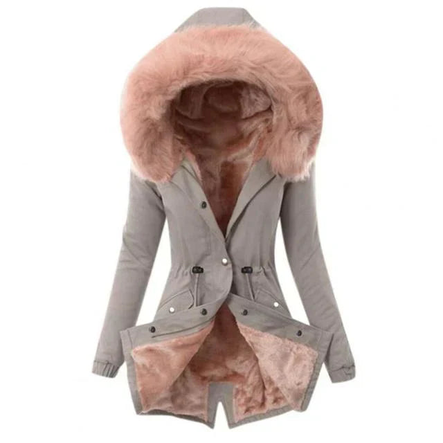 Krohn-e | Kuschelige Jacke mit Fellfutter