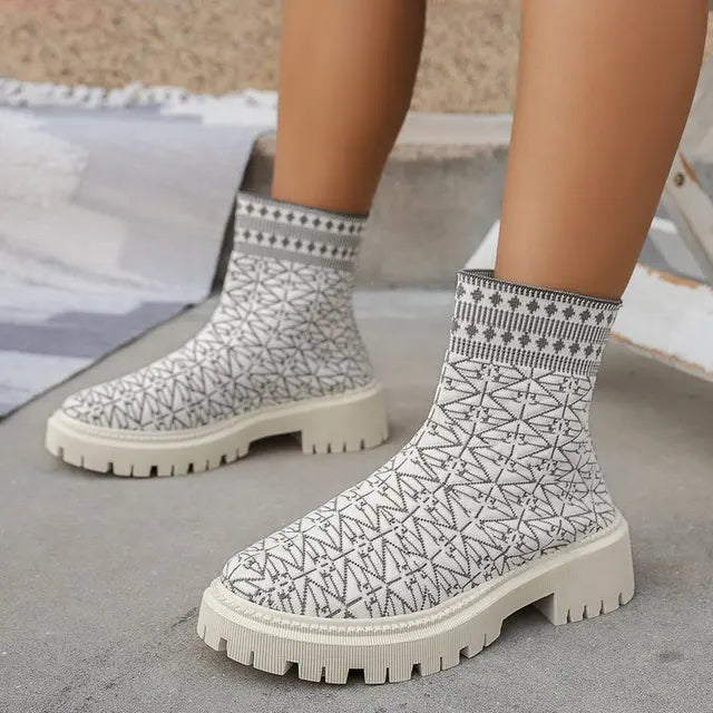 Krohn-e | Klobige Stiefeletten für Damen
