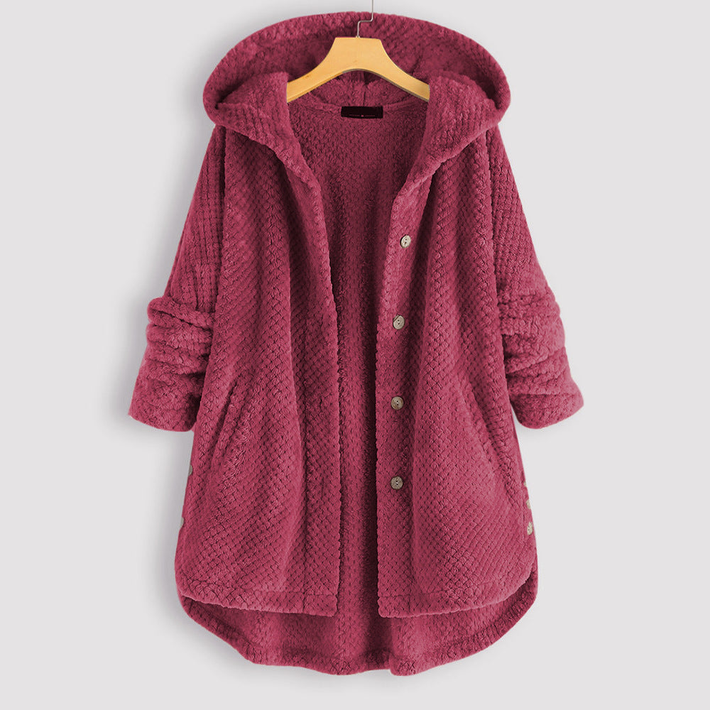 Krohn-e | Winter Reversible Fleece Kapuzenjacke