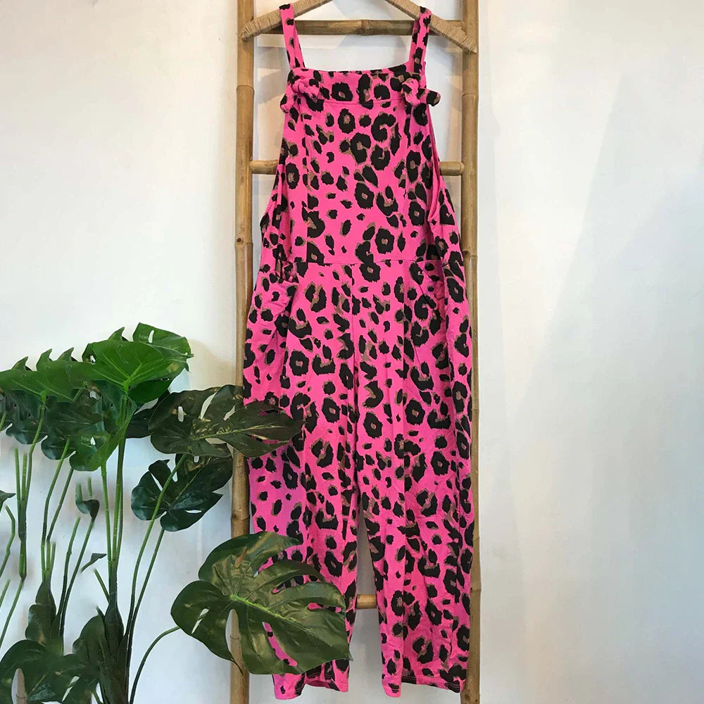 BELLA Jumpsuits mit Leopardenprint