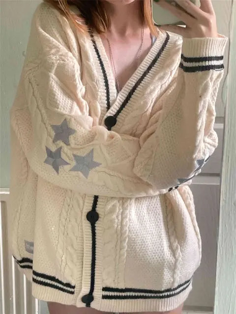 Krohn-e | Lässige und Bequeme Strickjacke