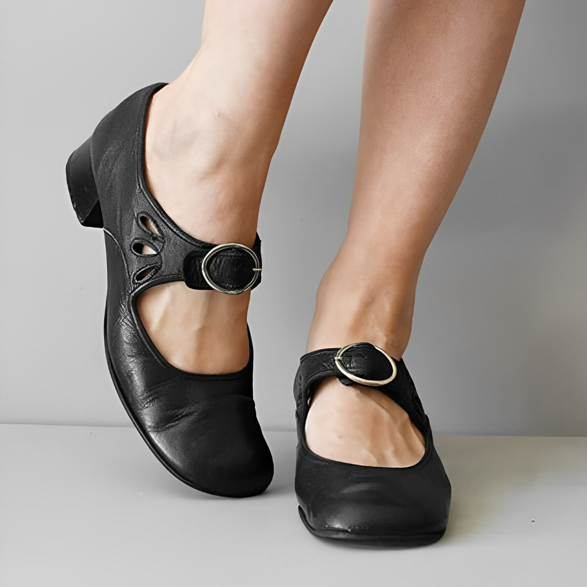 Edle Velana Damenschuhe mit Schnalle