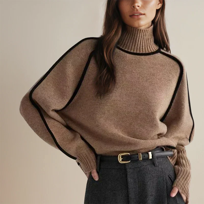 Krohn-e | Bequeme Damen Rollkragenpullover