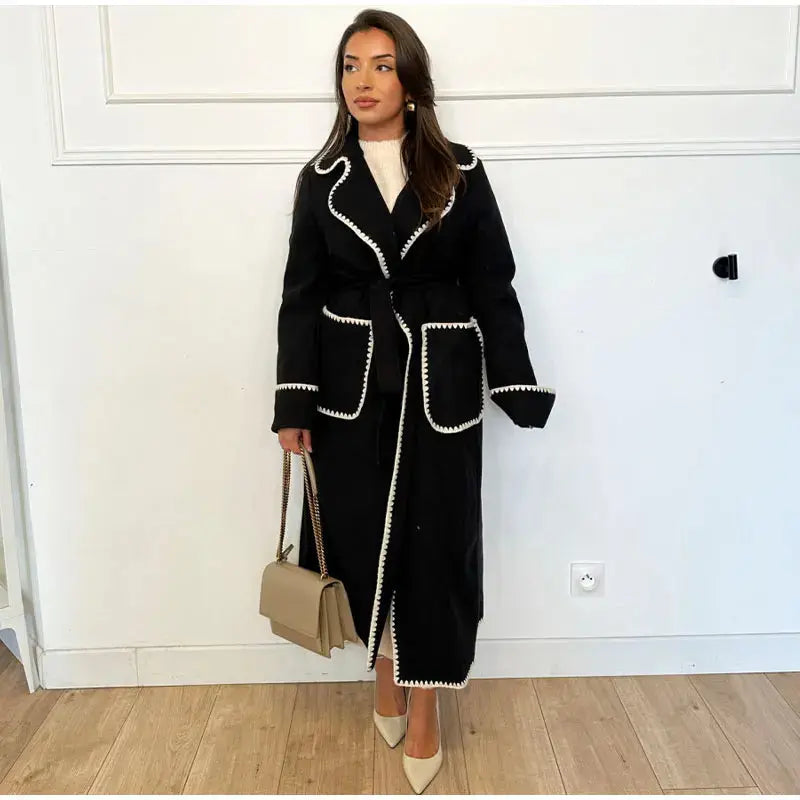 Krohn-e | Revers Taschenmantel für Damen