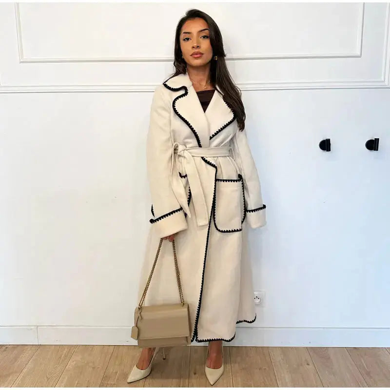 Krohn-e | Revers Taschenmantel für Damen