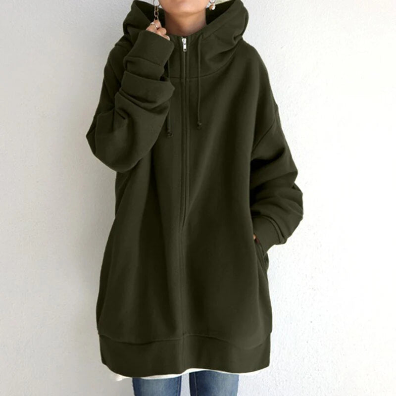 Fudus Damen Kapuzenjacke: Oversized und stylisch