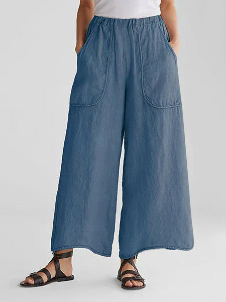DELILAH Vintage Casual Trousers
