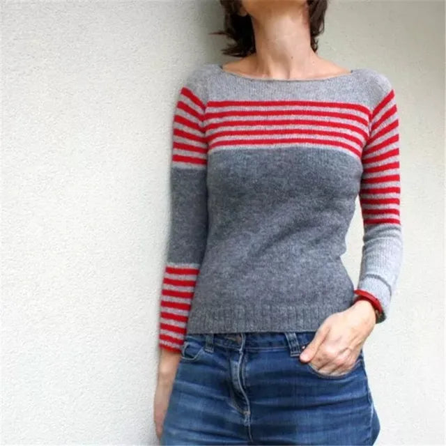 Krohn-e | Rundhals Pullover Aus Twill