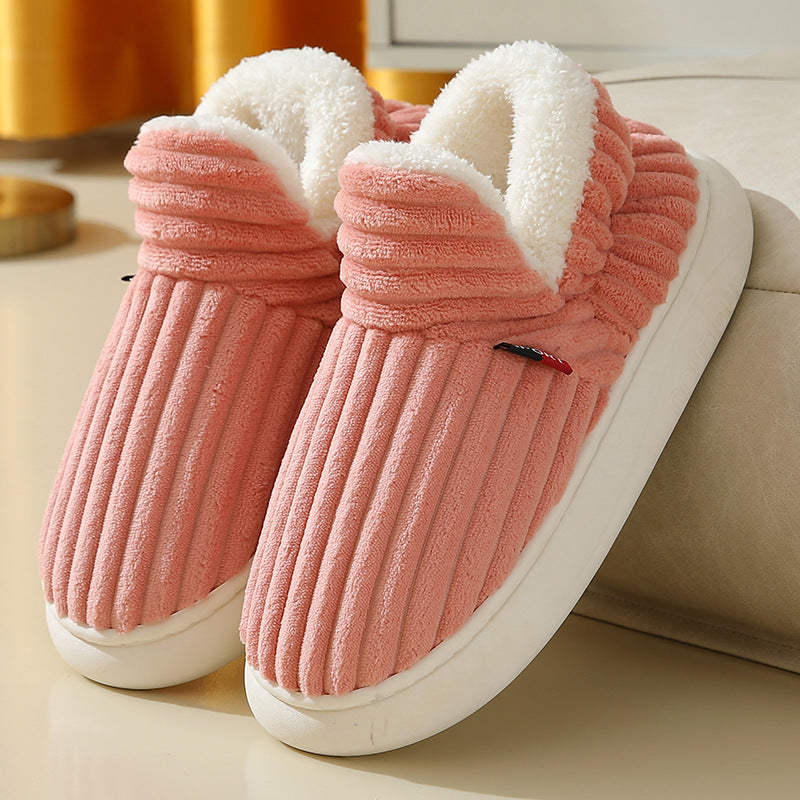Warme Damen-Hausschuhe aus Fleece für den Winter