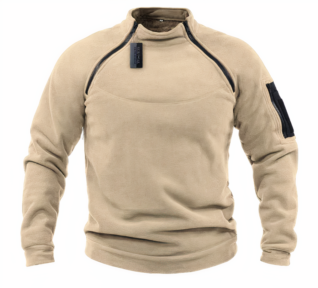 Kuscheliger Pullover mit doppelter Stofflage – Yosef
