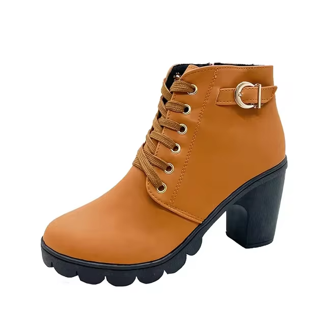 Emma® | High-Heeled Lace-Up Ankle Boots
