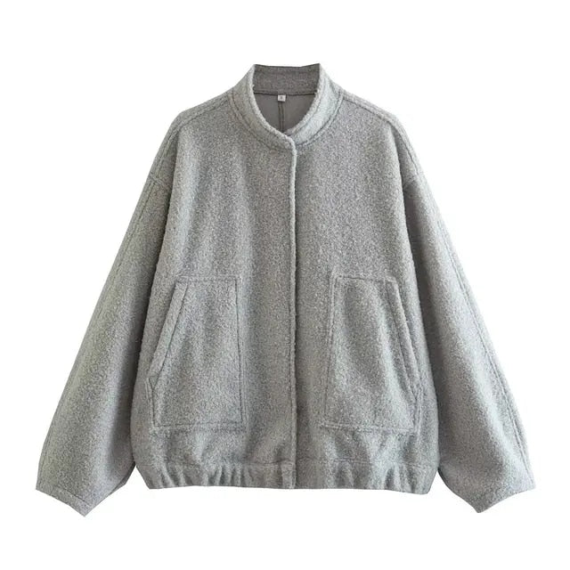 Krohn-e | Sportliche Bomber Jacke Damen