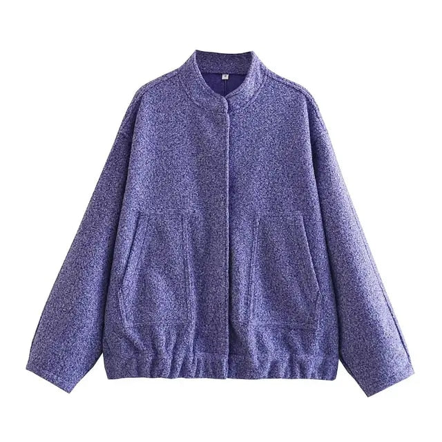 Krohn-e | Sportliche Bomber Jacke Damen