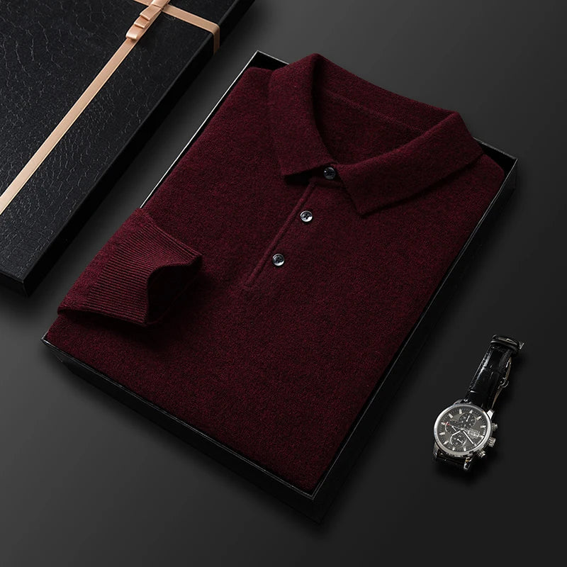 Hochwertiger Herren-Polopullover