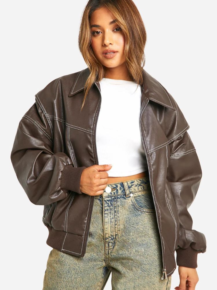 Lederjacke Zina für Damen
