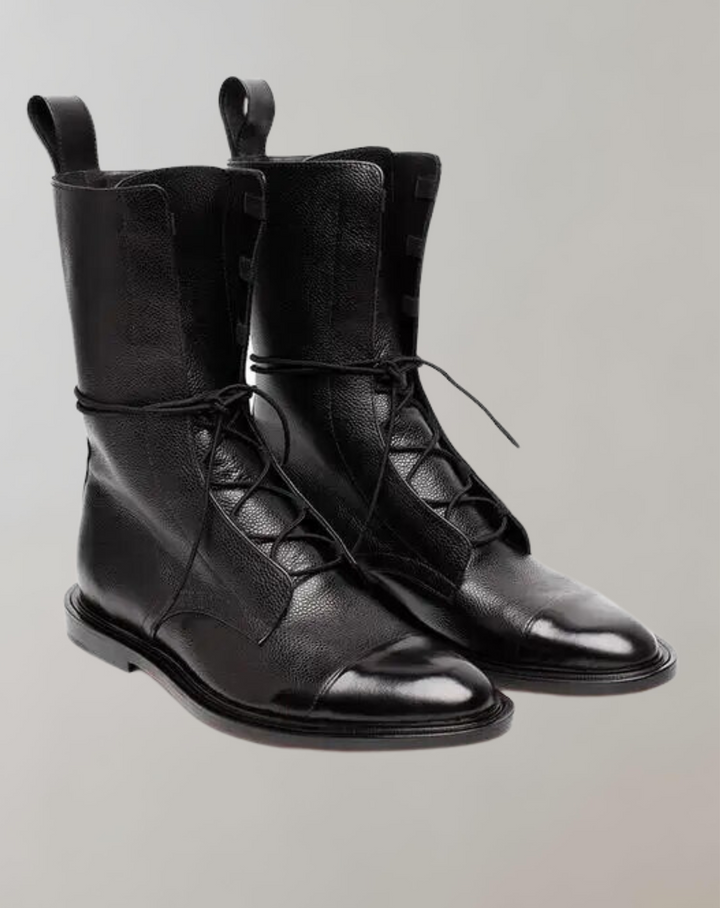 Krohn-e | Damenstiefel aus hochwertigem Lackleder