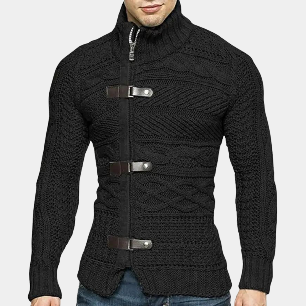 Herren-Rollkragenpullover aus klassischer Merinowolle