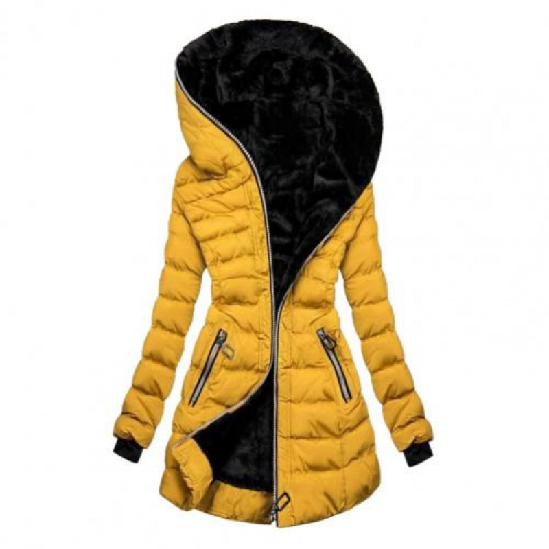 Krohn-e | Reißverschluss Puffer Langarm Jacke - Kapuze