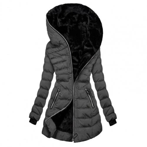 Krohn-e | Reißverschluss Puffer Langarm Jacke - Kapuze