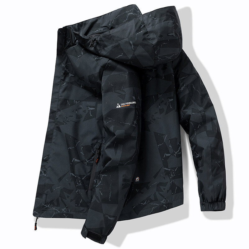 Krohn-e | wasserdichte winddichte Jacke für Herren